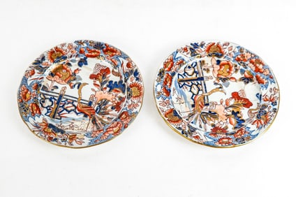 Mason's Patent Ironstone China Plates, 2