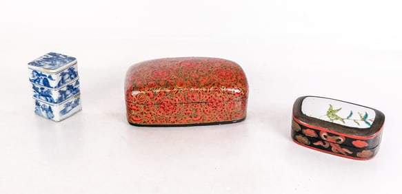 Two Chinese and a Kashmiri Box