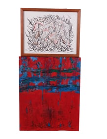 Two Abstract Works Signed Davis