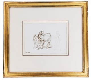 James Ward Pen and Ink on Paper