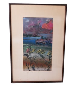 Syd Solomon "Springs Wetlands" Watercolor