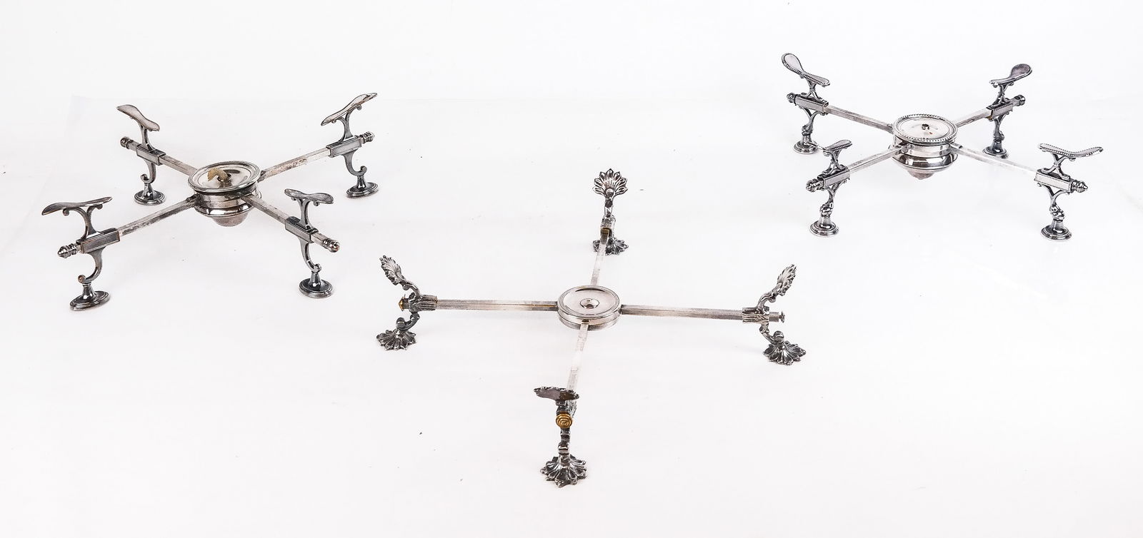 Three Silver Plate and Metal Dish Crosses (1 of 15)