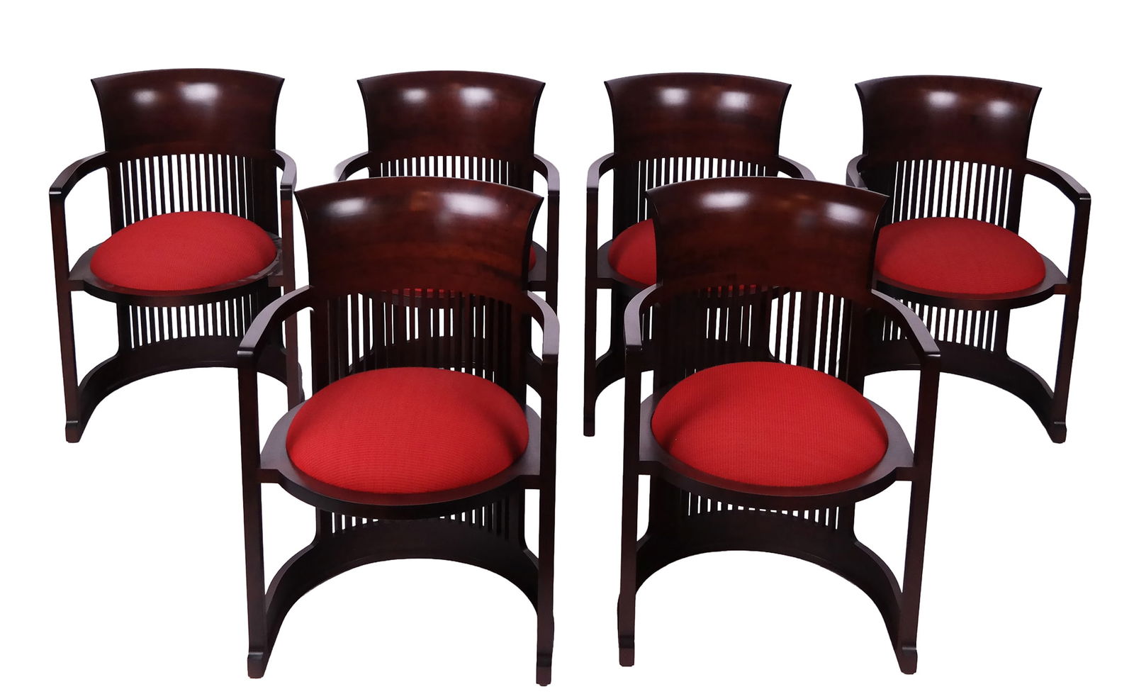 Frank Lloyd Wright for Cassina Barrel Chairs, 6 (1 of 14)