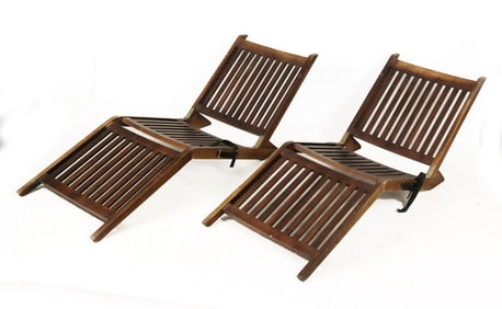 Noble House Pair of Folding Chairs