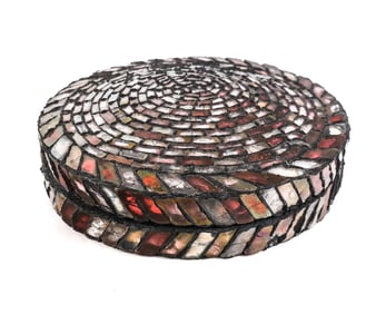 Line Vautrin Talosel and Mirror Inlaid Box