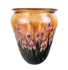 John LOTTON Art Glass Vase