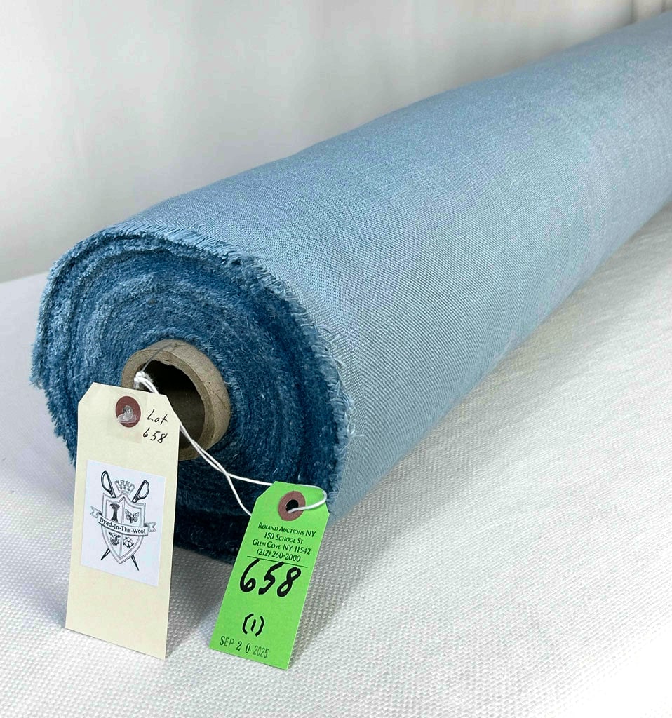 Pierre Frey Textural Blue Twill Upholstery Fabric (1 of 3)