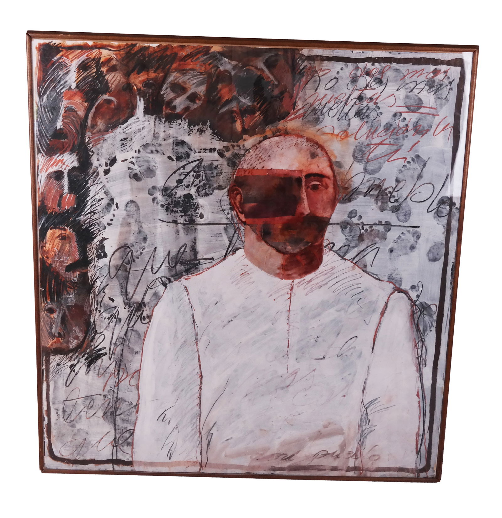 Juan MARTINEZ Portrait Abstract Oil on Canvas (1 of 12)