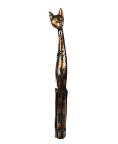Contemporary Sculpture of a Cat