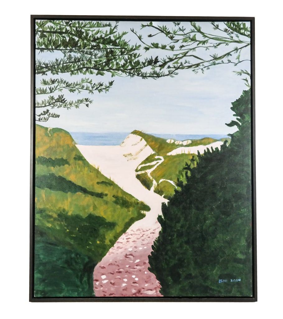 Leni BERLINER Beachscape Acrylic on Canvas (1 of 10)