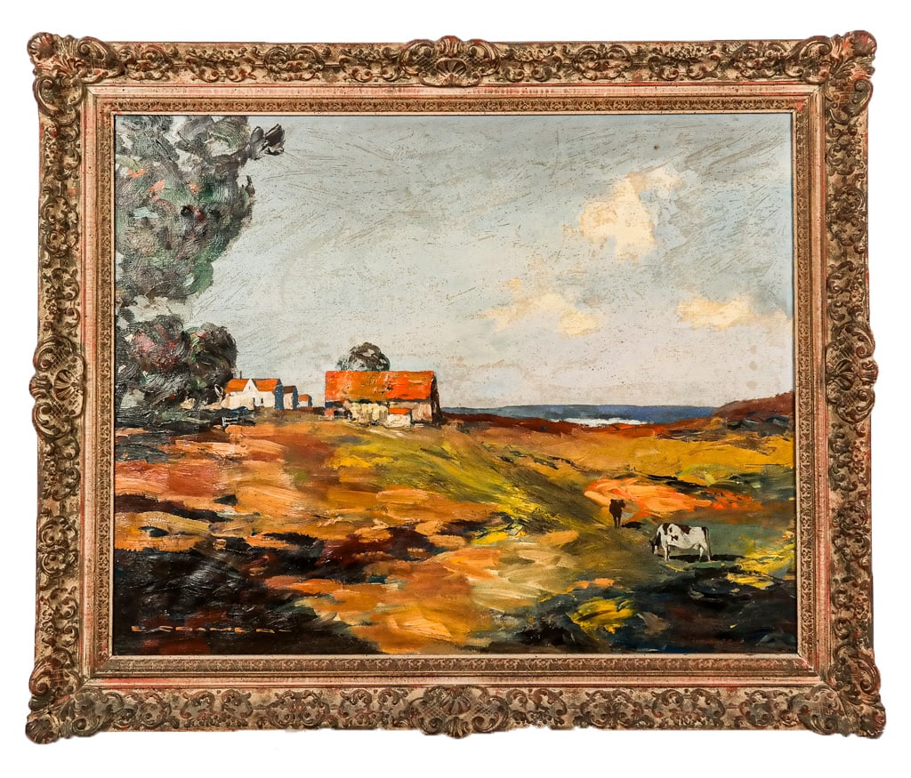 Ernest CRAMER Landscape Oil on Canvas (1 of 16)