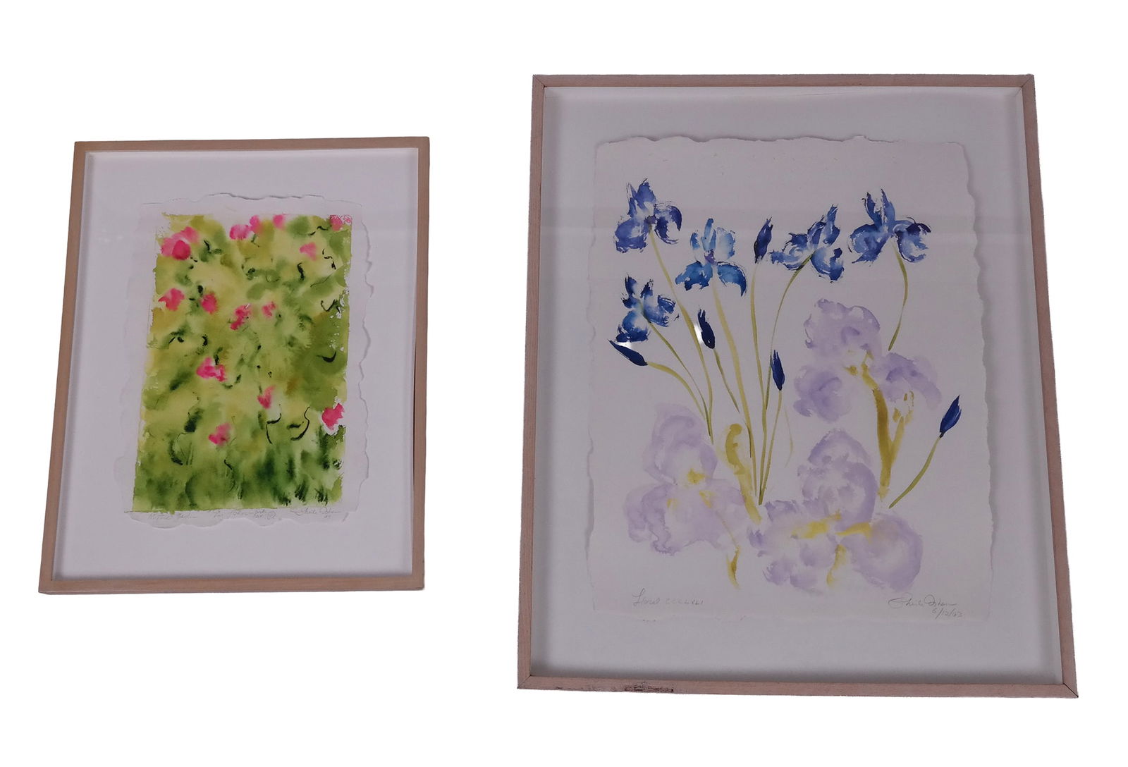 Sheila Isham, Two Watercolors (1 of 14)