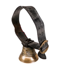 Antique Swiss Bronze Cowbell
