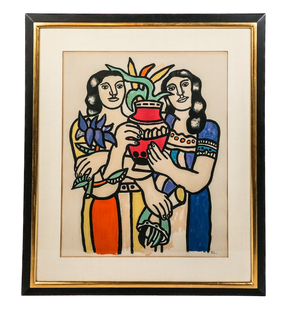 Fernand LEGER Lithograph of Two Women (1 of 10)
