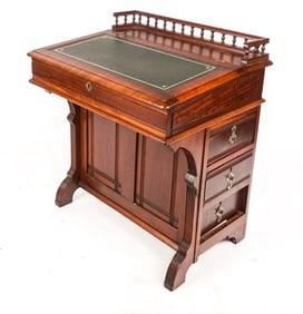 Antique Davenport Captain's Desk