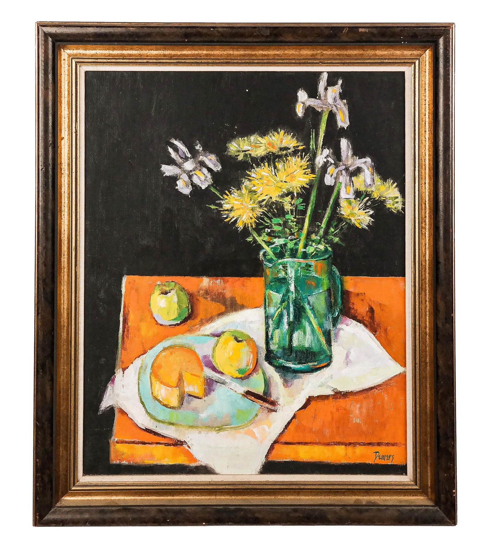 Joan DEMERS "Iris Still Life" Oil on Canvas (1 of 12)