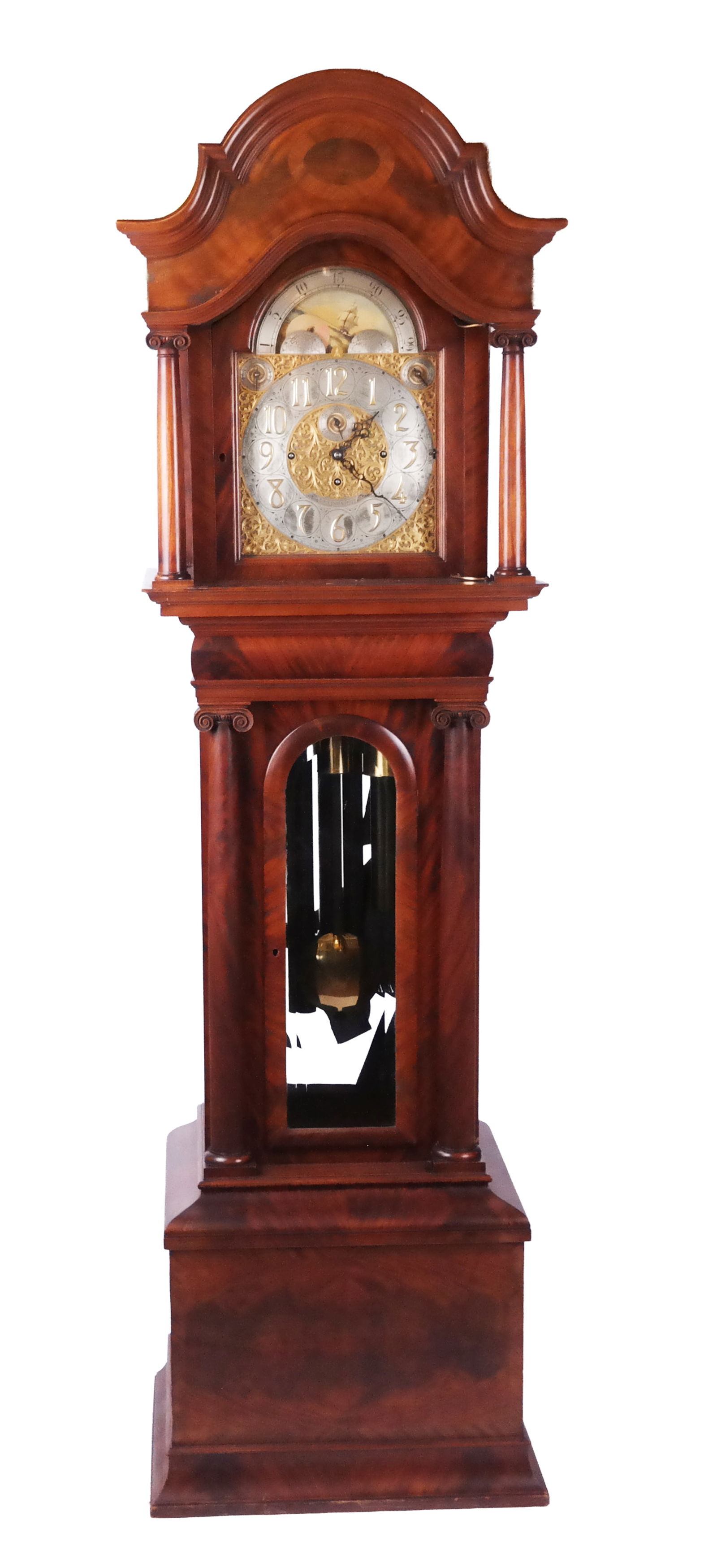Black Starr & Frost Flame Mahogany Case Clock (1 of 19)