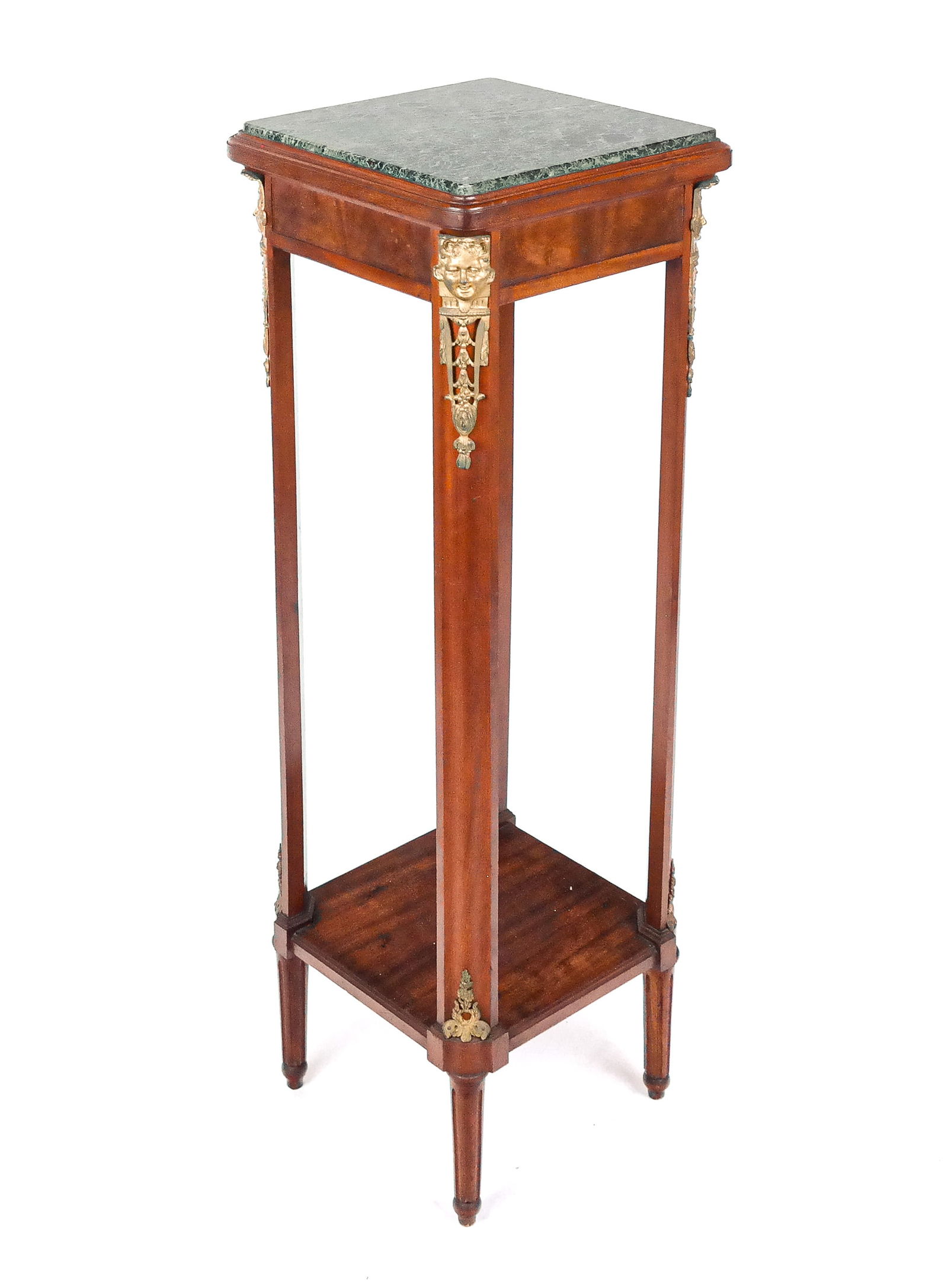 Louis XVI Green Marble Top Two-Tier Stand (1 of 8)