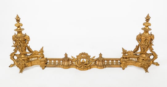 Louis XV Gilt Metal Fender