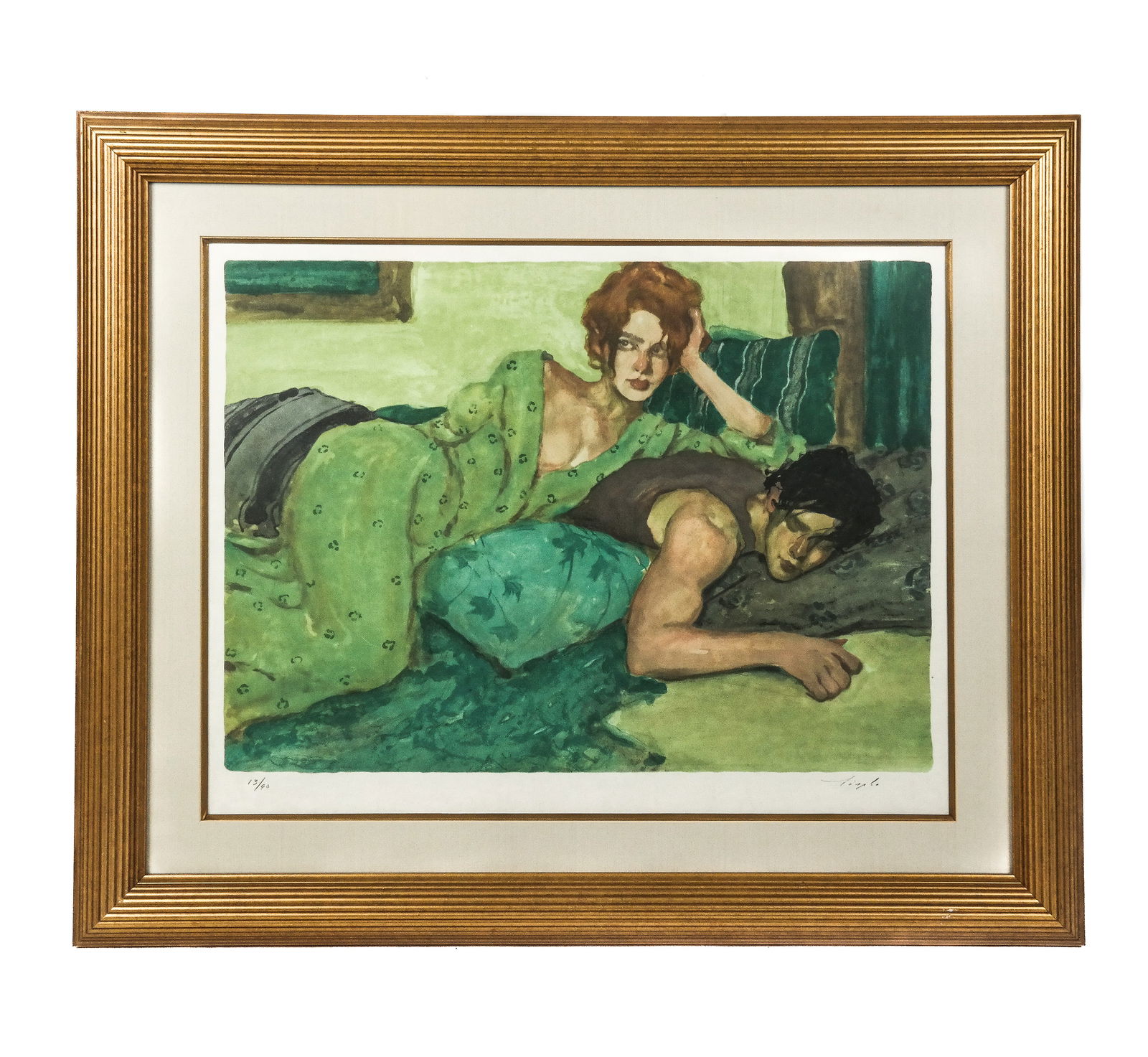 Malcolm LIEPKE: "Seduction..." - Lithograph (1 of 9)