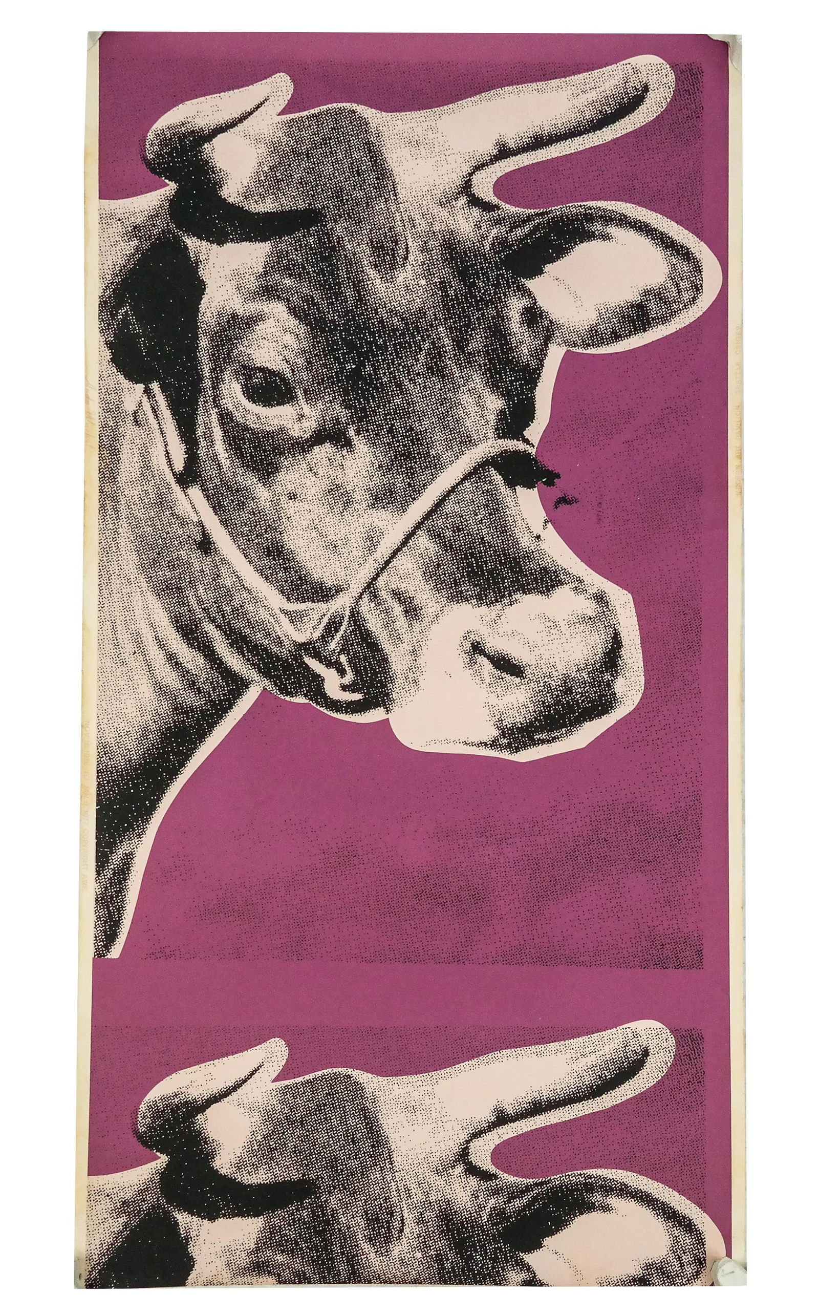 Andy WARHOL Cow in Purple, 1.5 Silkscreen (1 of 9)