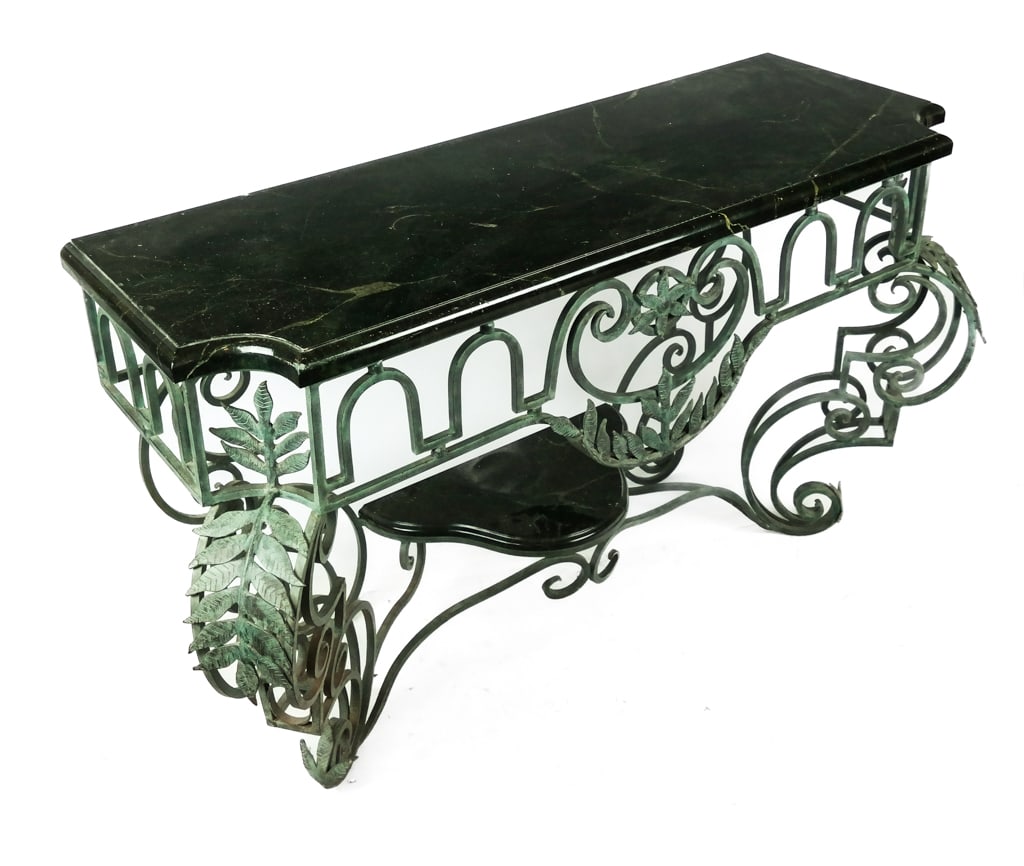Collections Reproductions Iron Console Table (1 of 9)