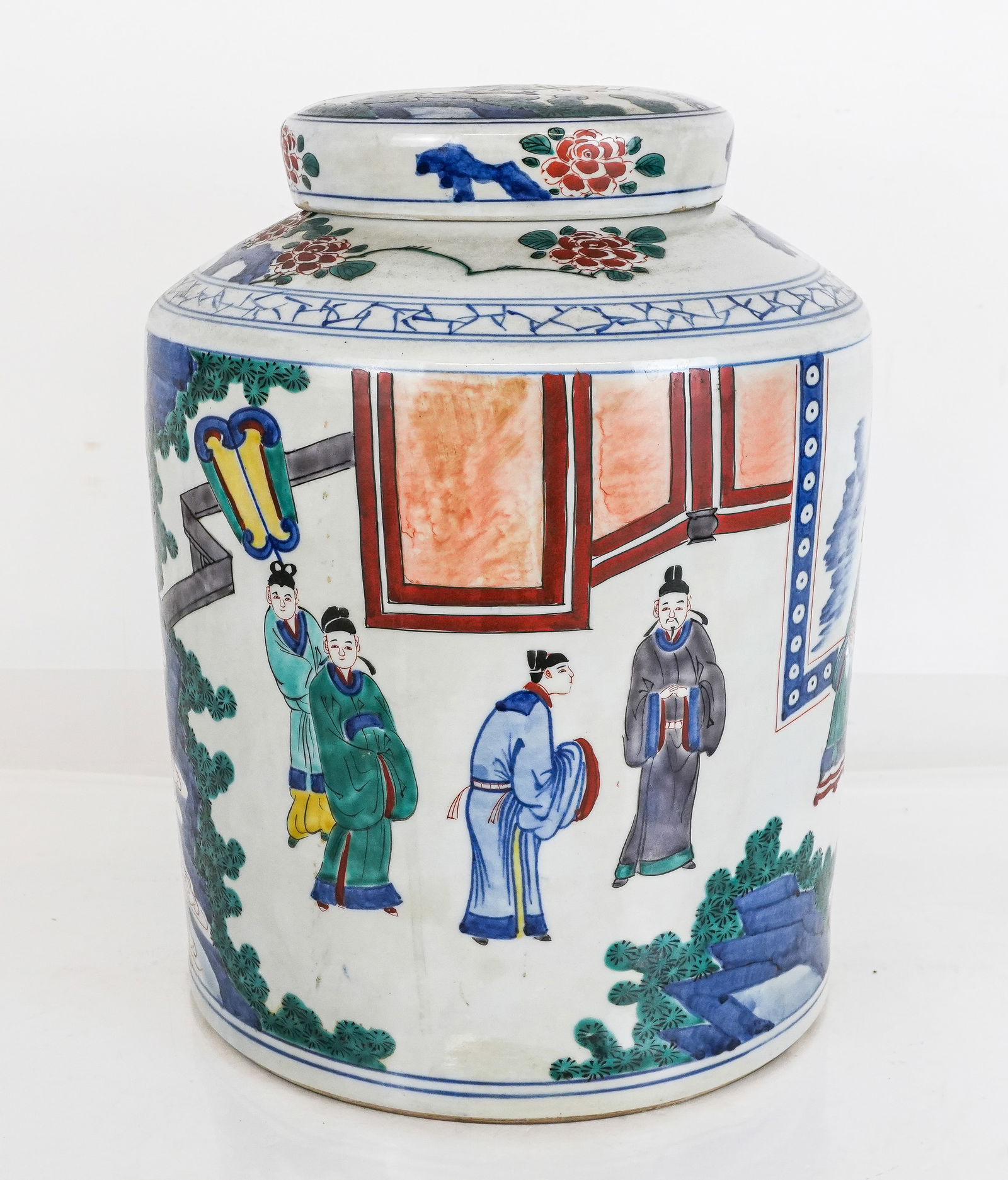 Chinese Export Porcelain Ginger Jar (1 of 11)