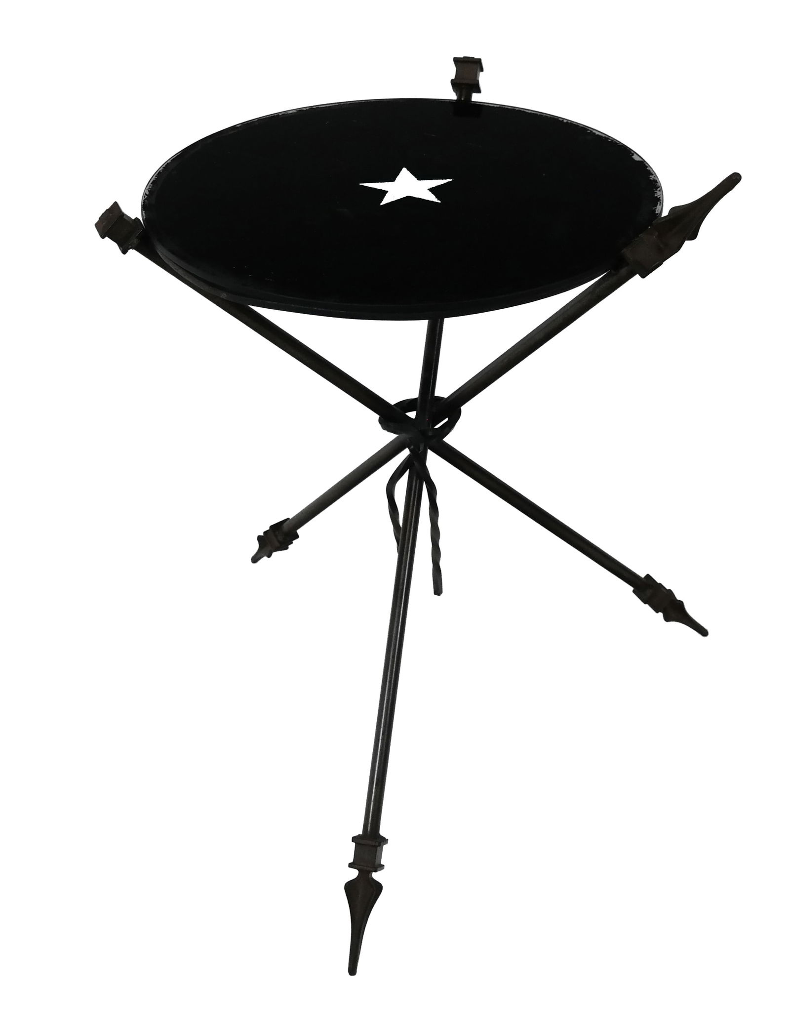 Modern Regency Metal Gueridon (1 of 10)