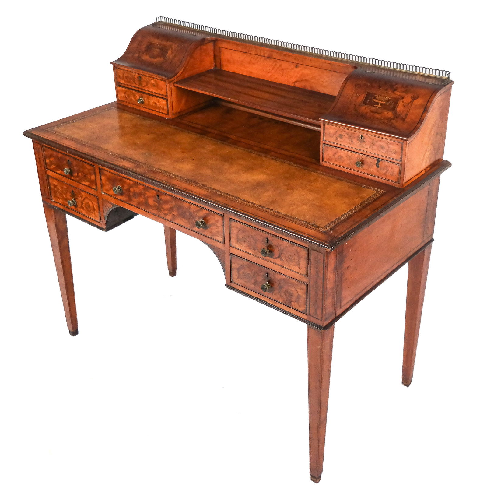 Edwardian Inlaid Lady's Desk (1 of 11)