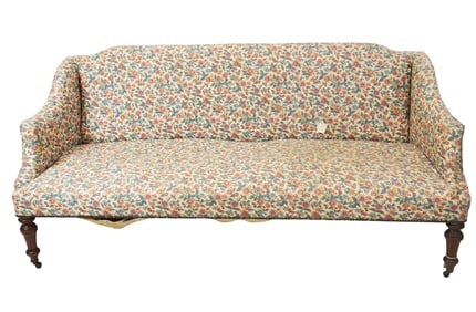 American Floral Upholstered Sofa