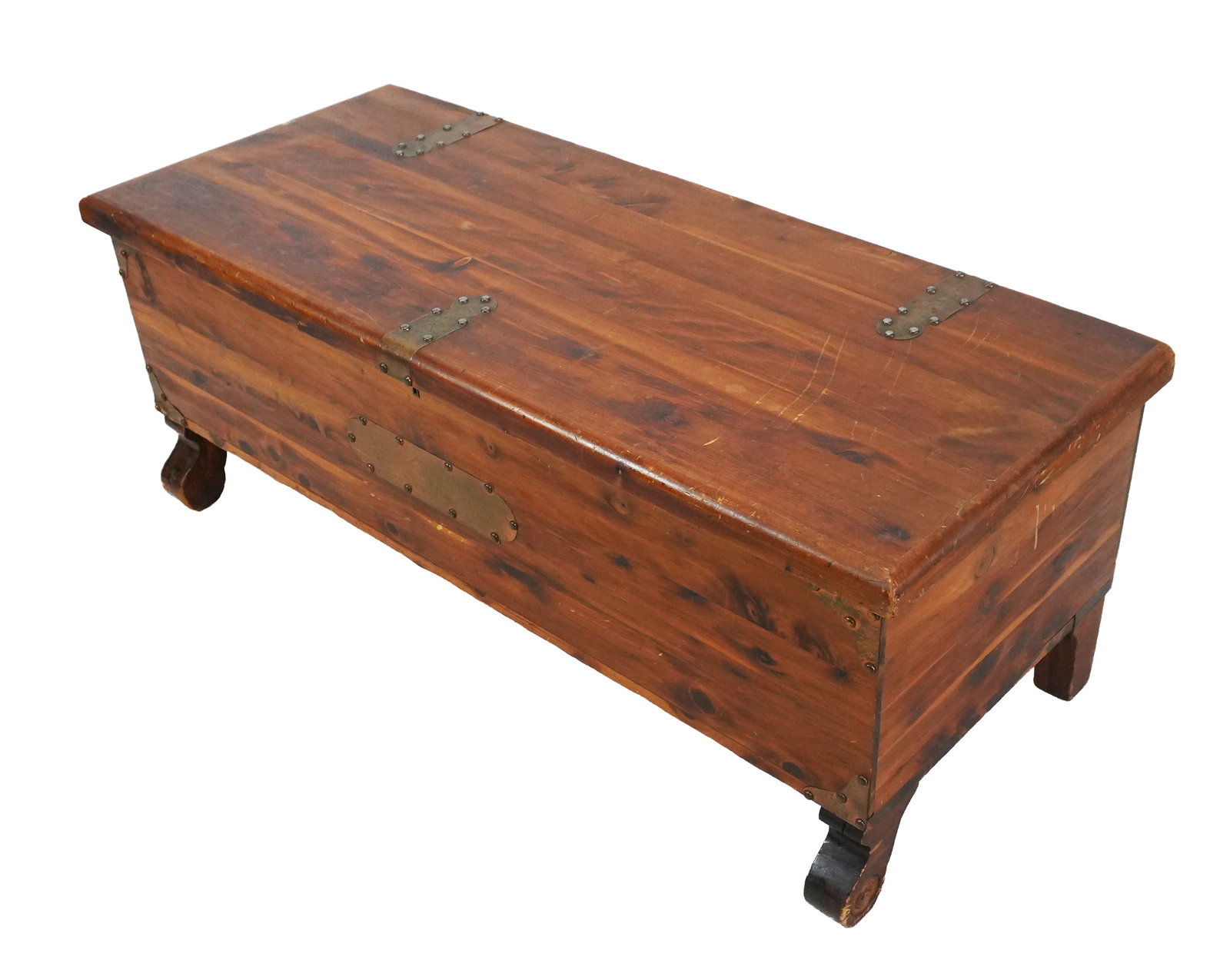 Pine Trunk: Pine trunk, early 20th century. [18" H x 48" W x 20" D].
