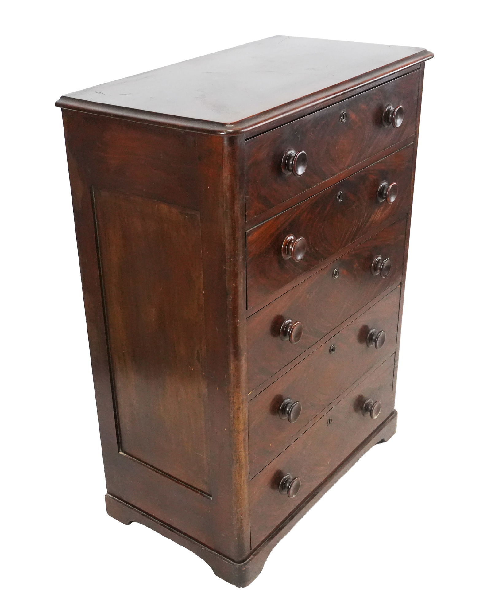 American Mahogany Five-Drawer Chest (1 of 16)