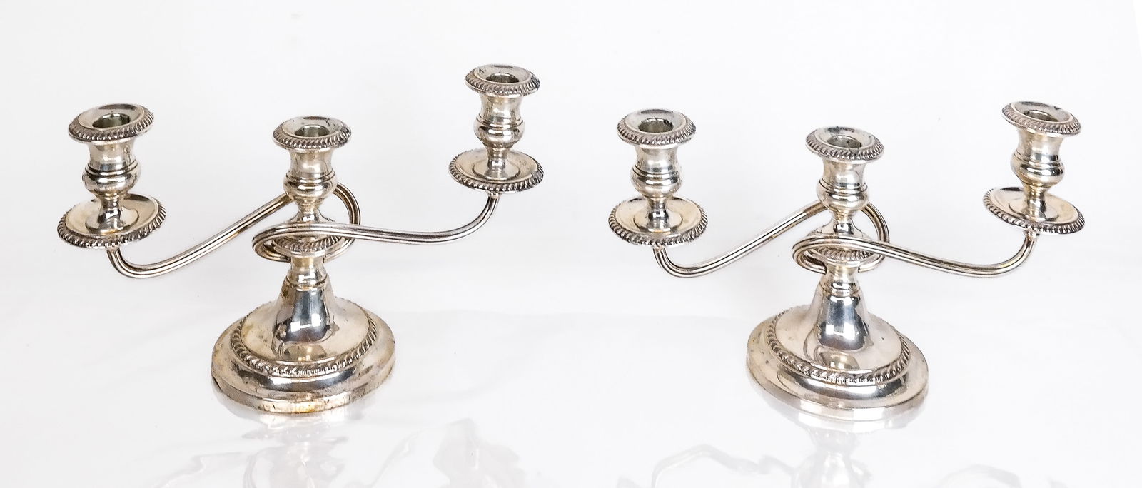 Gorham Pair of Sterling Silver Candelabra (1 of 10)