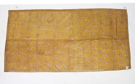 18th C. Cloth of Gold Coverlet