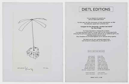 Jose KRAPP: "Chopper for The Desperate..." - Print