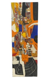 Juan GOMEZ-QUIROZ: Abstract Geometric Oil/Canvas