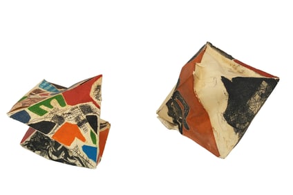 Juan GOMEZ-QUIROZ: Two 3D Paper Sculptures