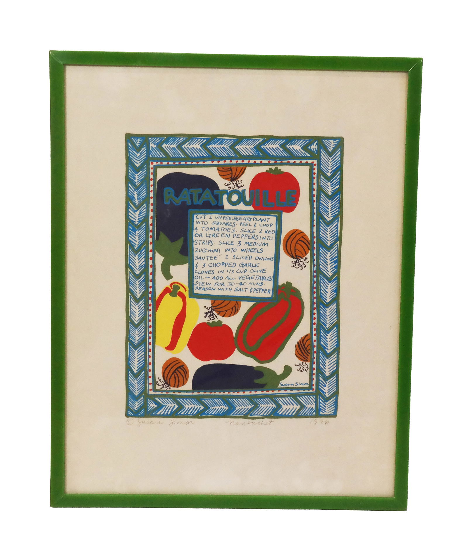 Susan SIMON: "Nantucket" (1976) - Lithograph (1 of 10)