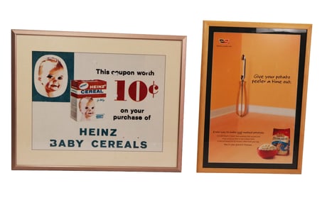 Group of Two Advertising Posters
