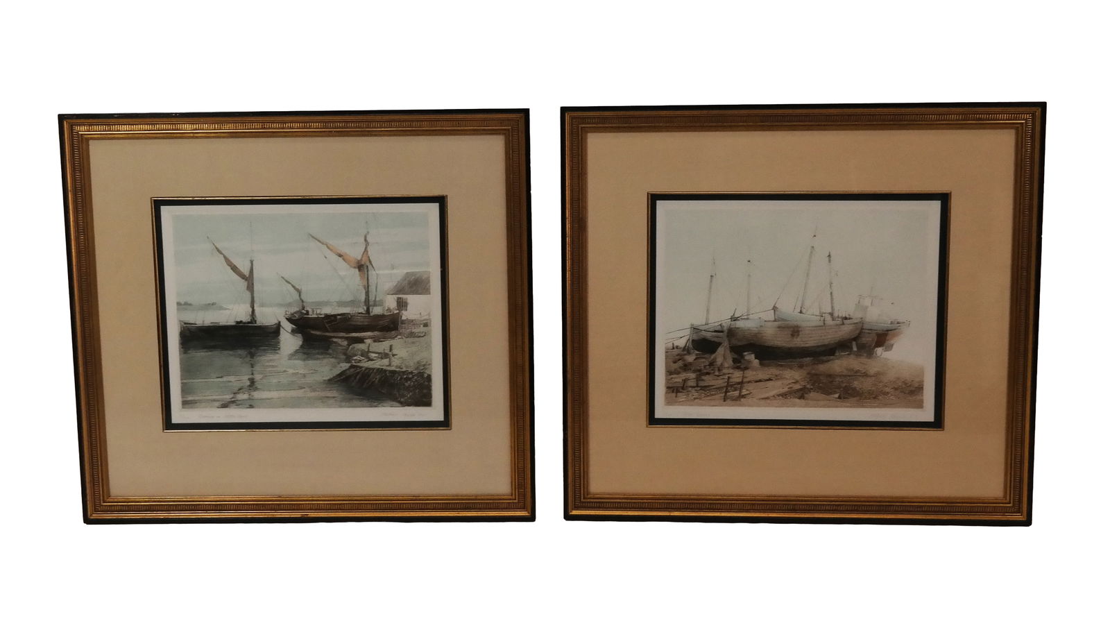 Michael CHAPLIN: 2 Etchings of Sailboats (1 of 18)