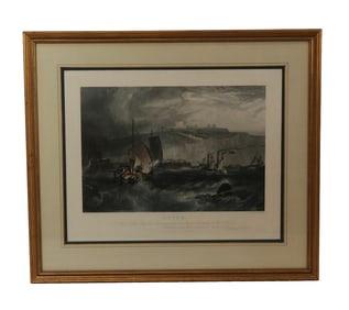 Aft. J.M.W. TURNER: Dover - Engraving