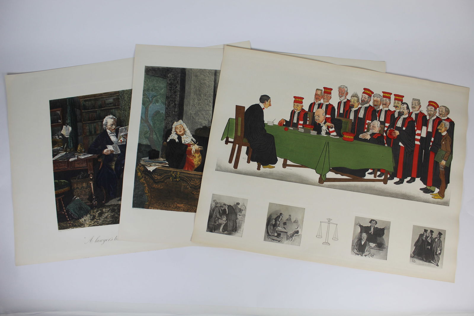 Suite of Three Vintage Law Prints (1 of 17)
