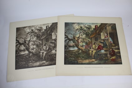 George MORLAND: "Sailors Conversations" - 2 Prints