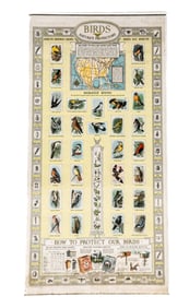 Vintage Unframed Ornithological Poster