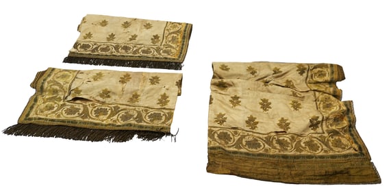 Large Lot of As-Is 18th-20th C. Upholstery Fabrics