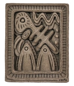 Ralph PRATA: "World's Edge" - Concrete Sculpture