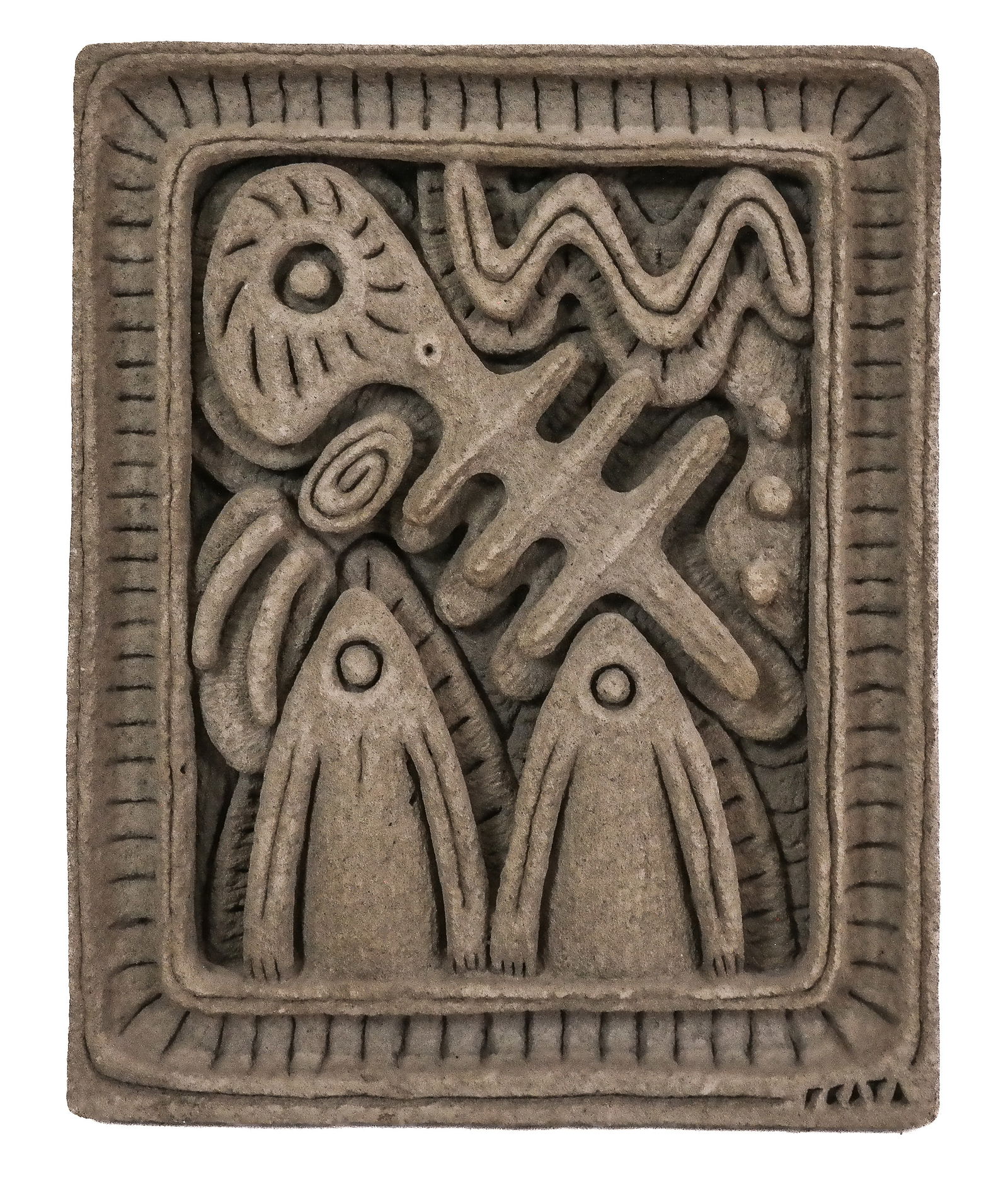 Ralph PRATA: "World's Edge" - Concrete Sculpture (1 of 11)