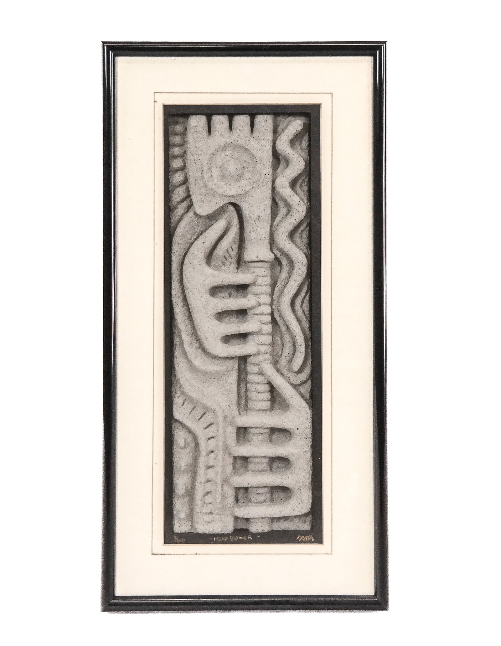 Ralph PRATA: Framed Concrete Sculpture (1 of 10)