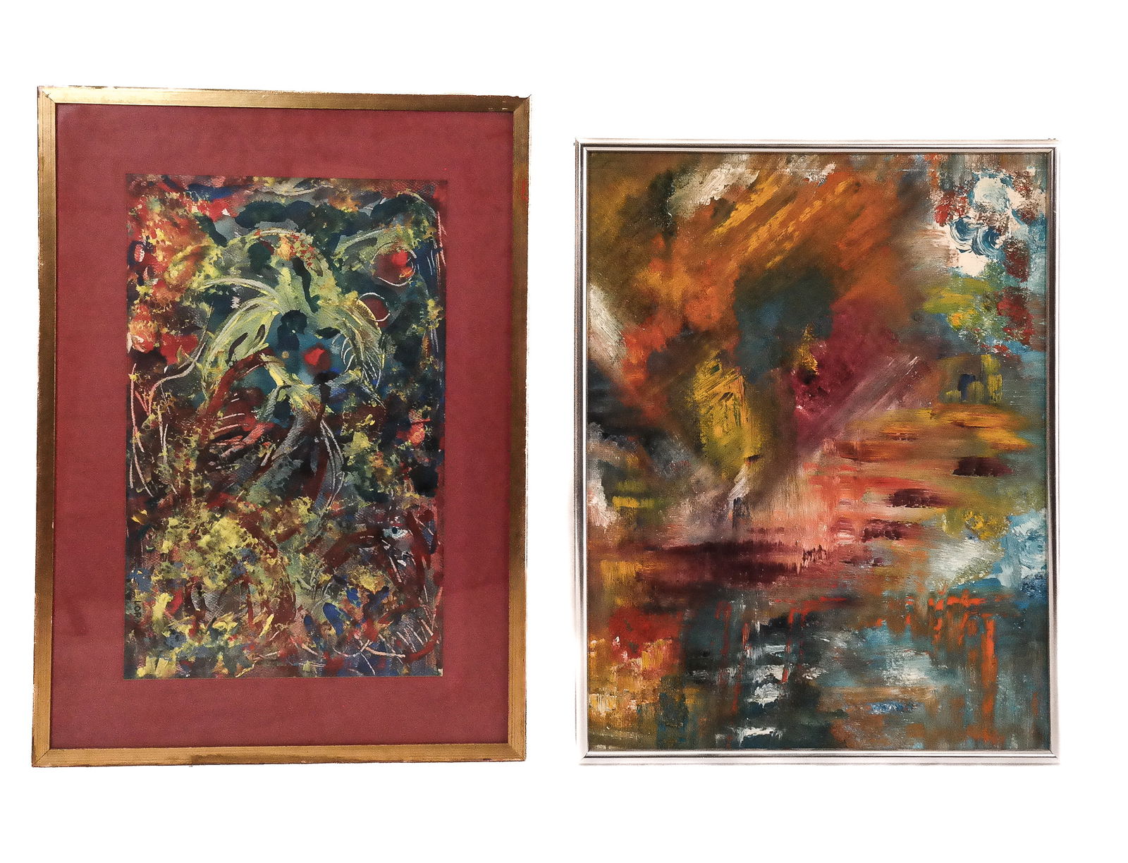 Naomi LORNE: Ab. Ex. Painting, & 1 Other (2) (1 of 13)