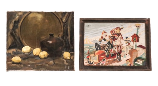 Group of 2 Original Oil Paintings